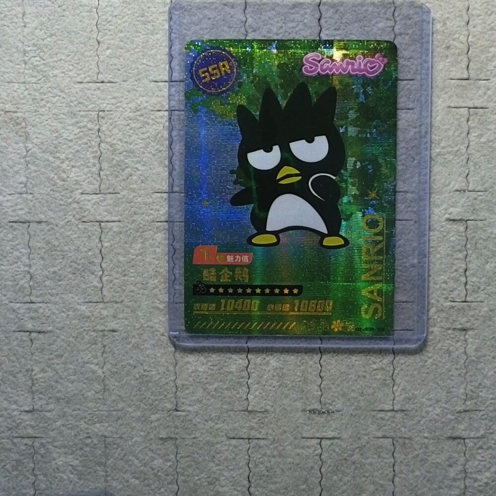 Sanrio Batz-Maru Wave 6 Booser Set - 8 Piece With Top Load Sleeve - Picture 12 of 13